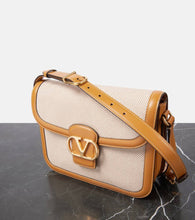 Valentino Garavani 9to5 VLogo Signature canvas shoulder bag