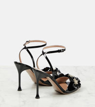 Valentino Garavani Archive Wild Flower patent leather sandals