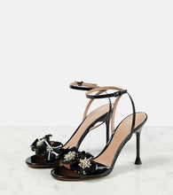 Valentino Garavani Archive Wild Flower patent leather sandals