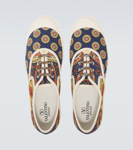 Valentino Garavani Bay By Bay VLogo denim sneakers