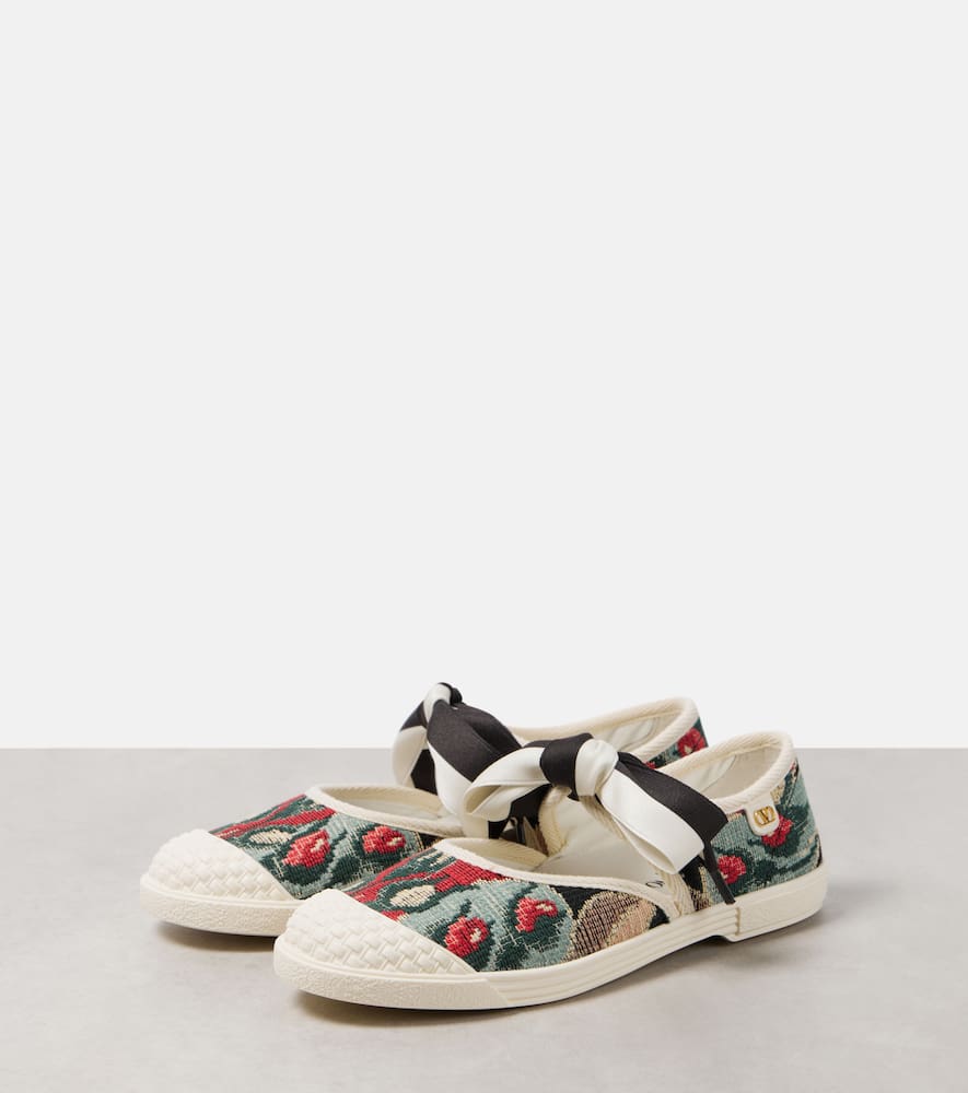 Valentino Garavani Bay By Bay jacquard Mary Jane sneakers