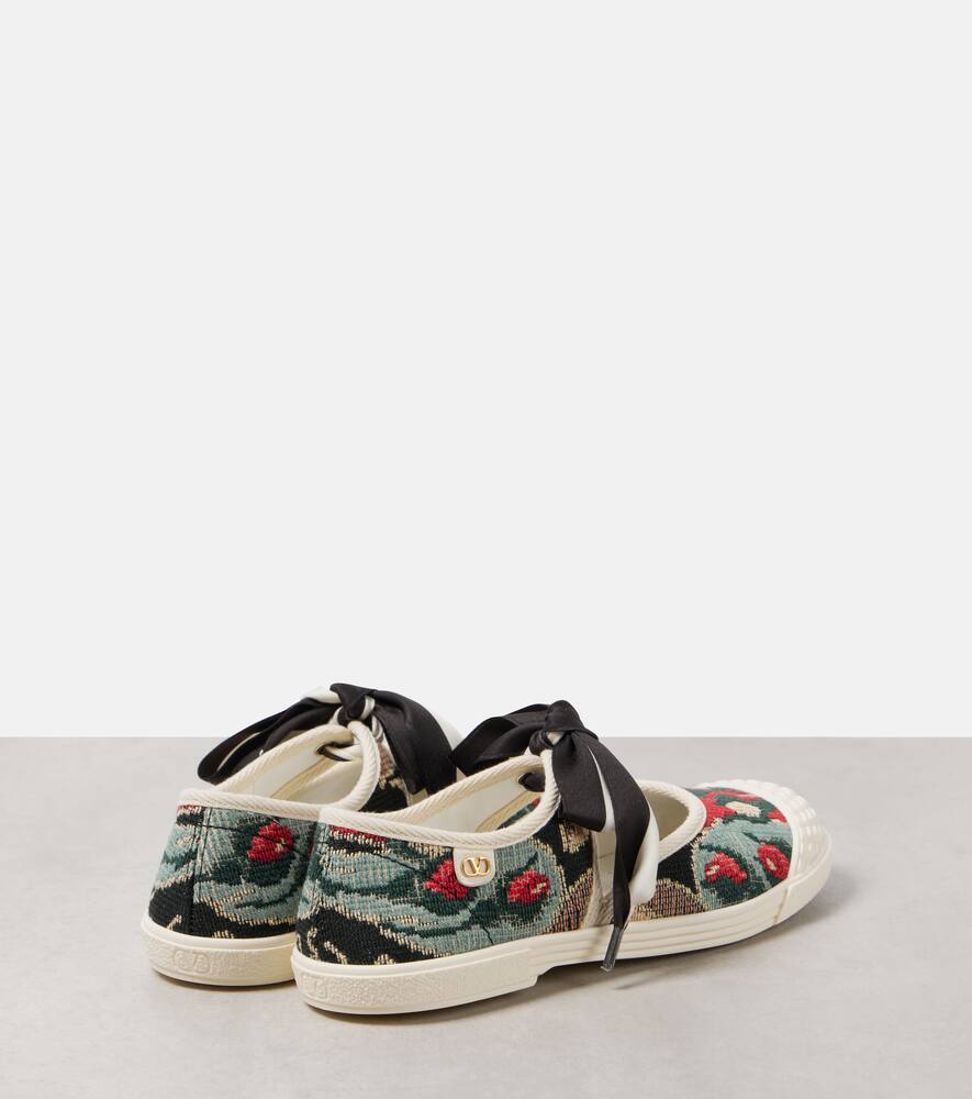 Valentino Garavani Bay By Bay jacquard Mary Jane sneakers