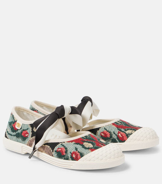 Valentino Garavani Bay By Bay jacquard Mary Jane sneakers