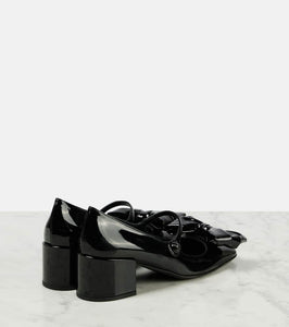 Valentino Garavani Bowjane 50 patent leather Mary Jane pumps