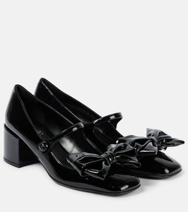 Valentino Garavani Bowjane 50 patent leather Mary Jane pumps
