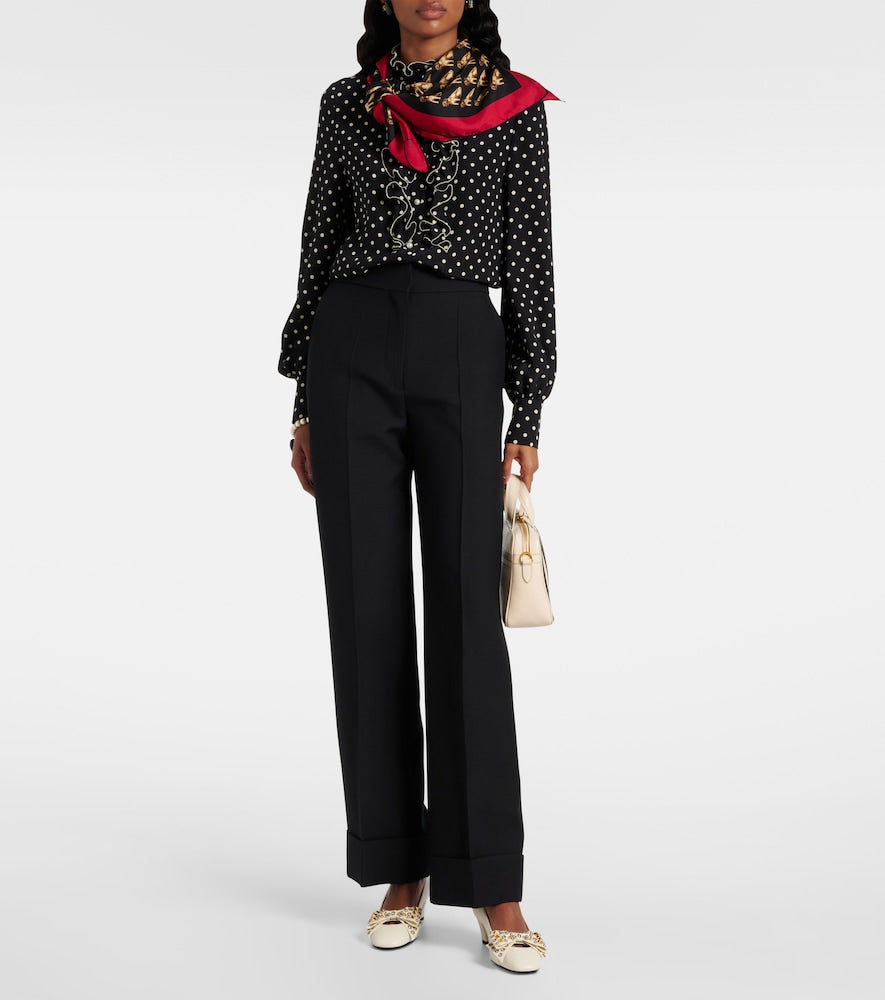 Valentino Garavani Bowow 45 studded leather pumps