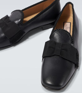 Valentino Garavani Bowow bow-detail leather loafers