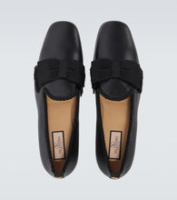 Valentino Garavani Bowow bow-detail leather loafers