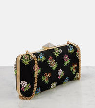 Valentino Garavani Carry Secrets embellished satin clutch