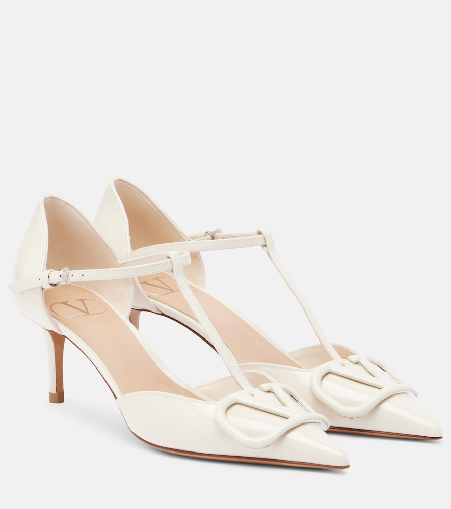 Valentino Garavani D'Orsay VLogo 65 patent leather pumps