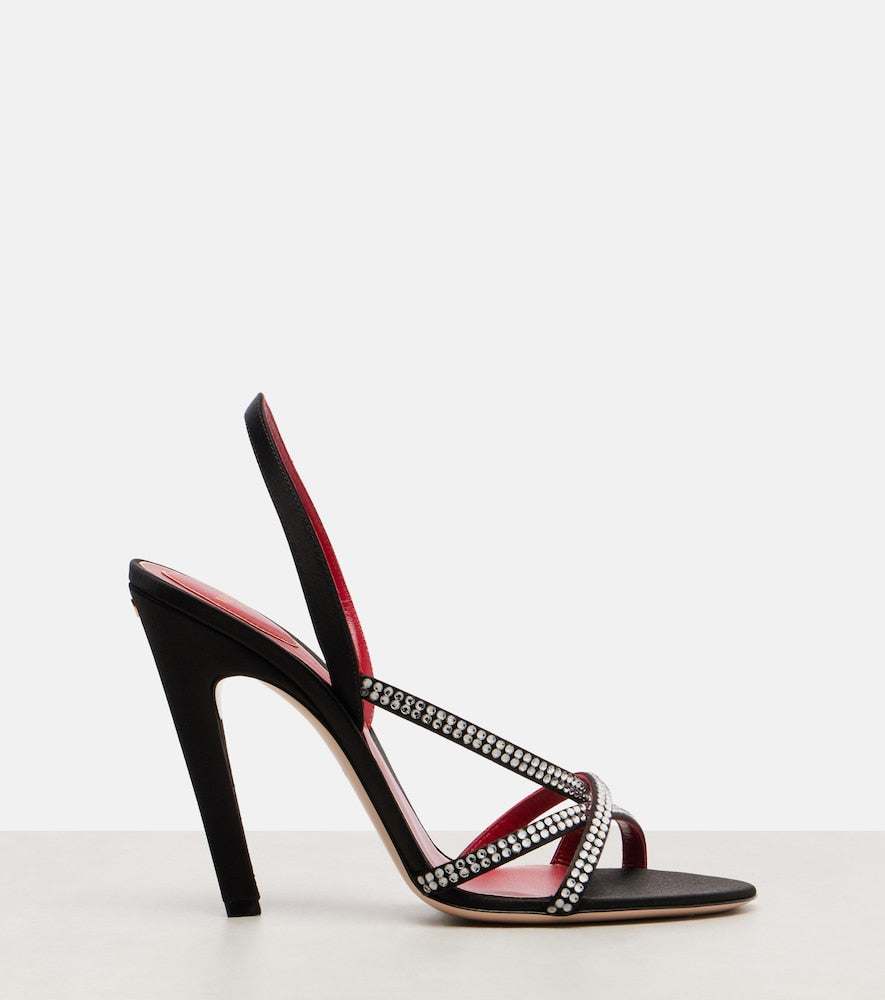 Valentino Garavani Dans Le Foyer 105 satin sandals