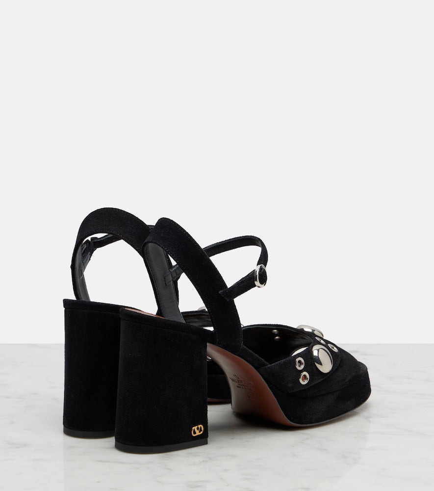 Valentino Garavani Embellished leather sandals