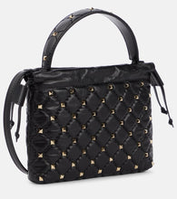 Valentino Garavani Embellished leather shoulder bag