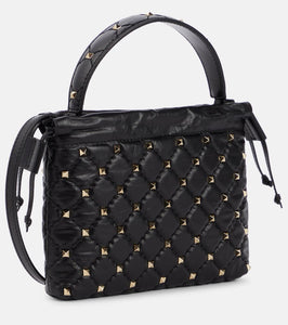 Valentino Garavani Embellished leather shoulder bag