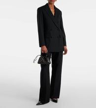 Valentino Garavani Embellished leather shoulder bag