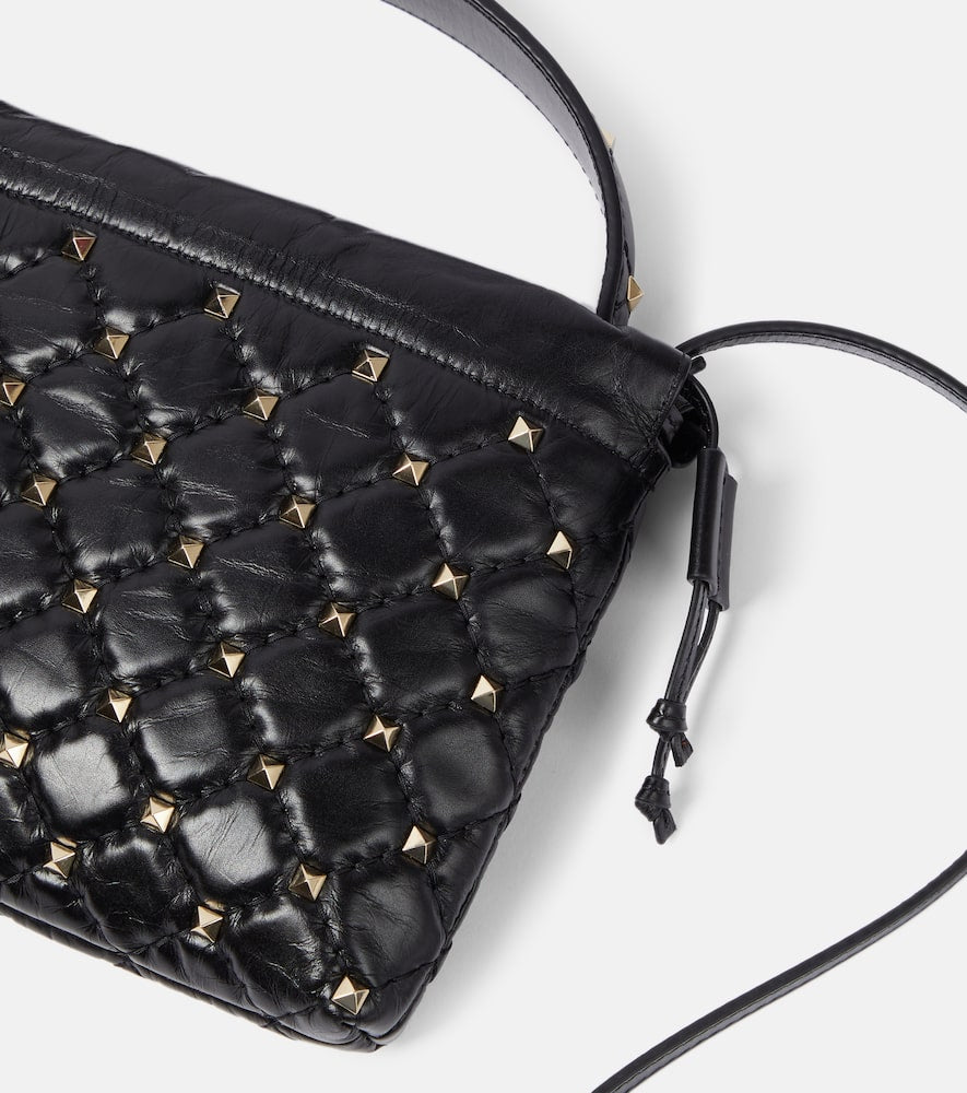 Valentino Garavani Embellished leather shoulder bag