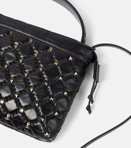 Valentino Garavani Embellished leather shoulder bag