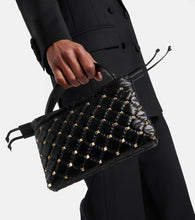 Valentino Garavani Embellished leather shoulder bag