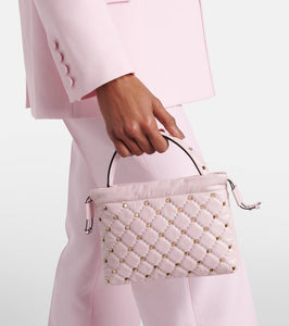 Valentino Garavani Embellished leather shoulder bag