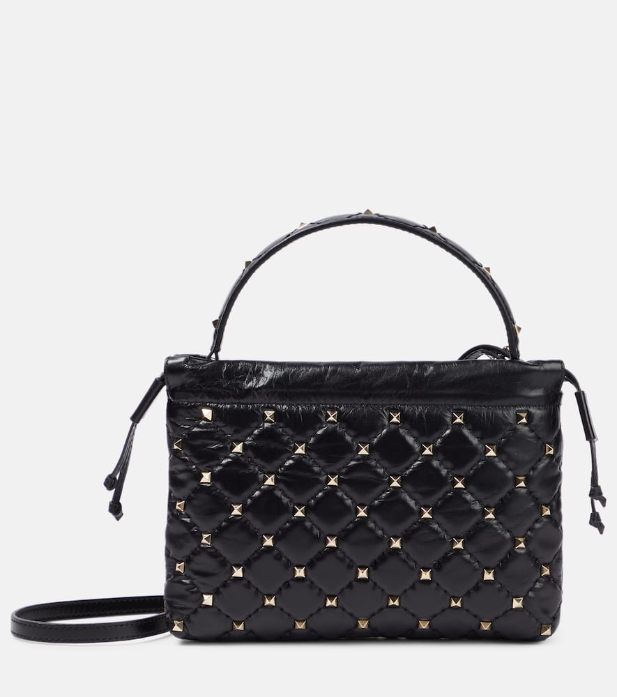 Valentino Garavani Embellished leather shoulder bag