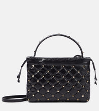Valentino Garavani Embellished leather shoulder bag