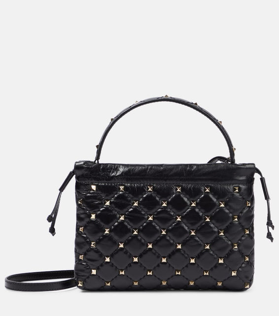 Valentino Garavani Embellished leather shoulder bag