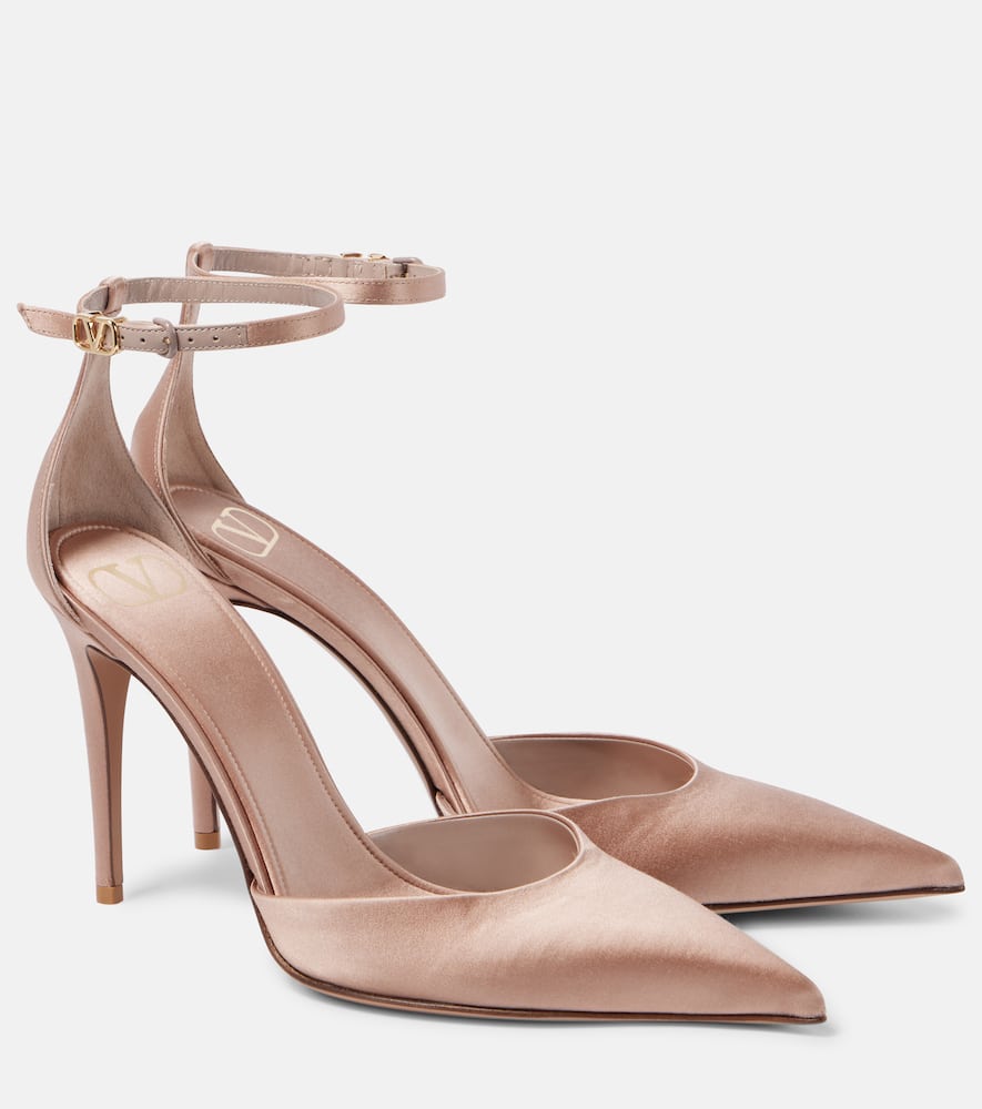 Valentino Garavani Eveninglam 100 satin pumps