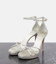 Valentino Garavani Eveninglam 115 embellished satin sandals