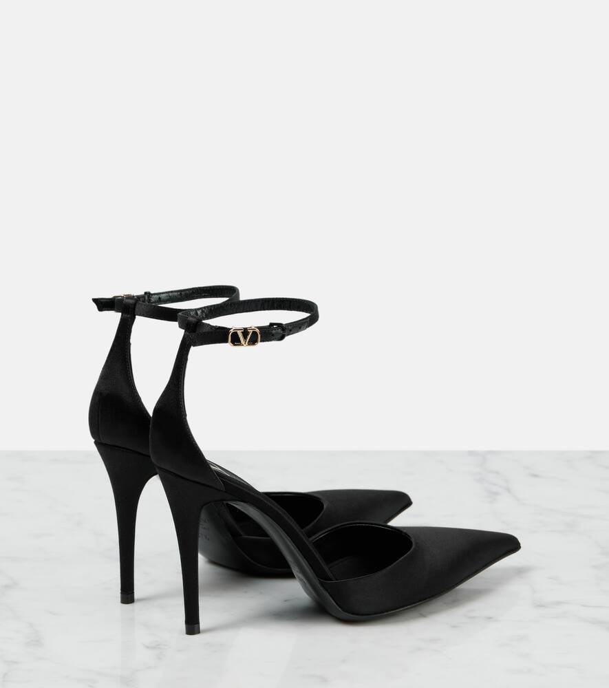 Valentino Garavani Eveninglam satin pumps