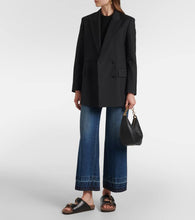 Valentino Garavani Faux fur-trimmed leather sandals