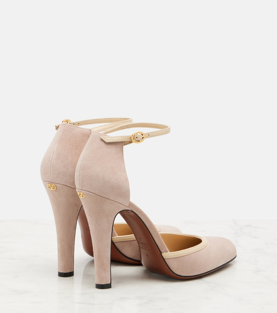 Valentino Garavani Hi Dolly 105 suede pumps