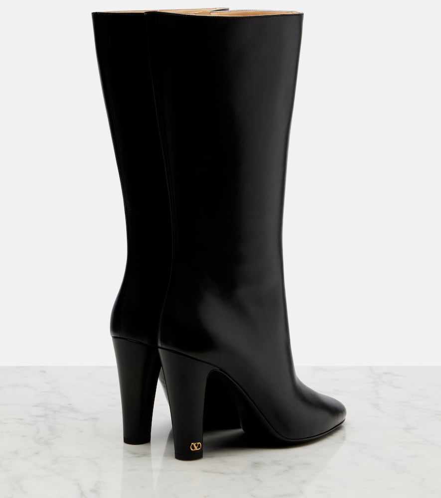 Valentino Garavani Hotty 100 leather knee-high boots
