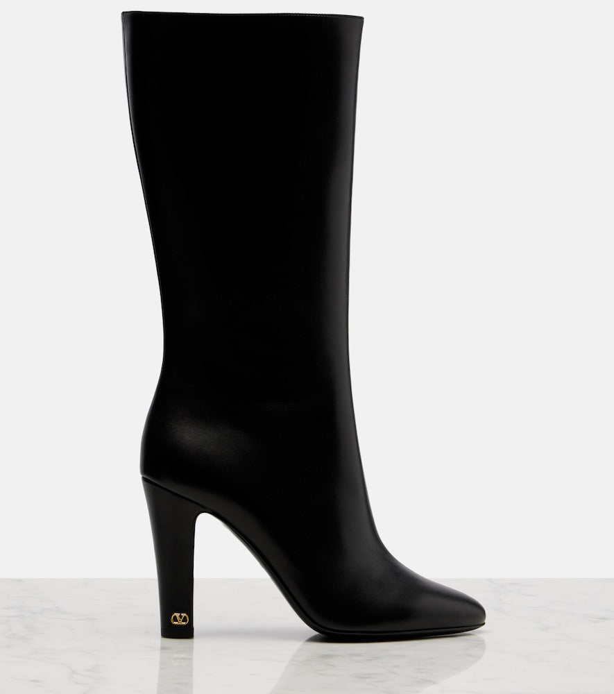 Valentino Garavani Hotty 100 leather knee-high boots