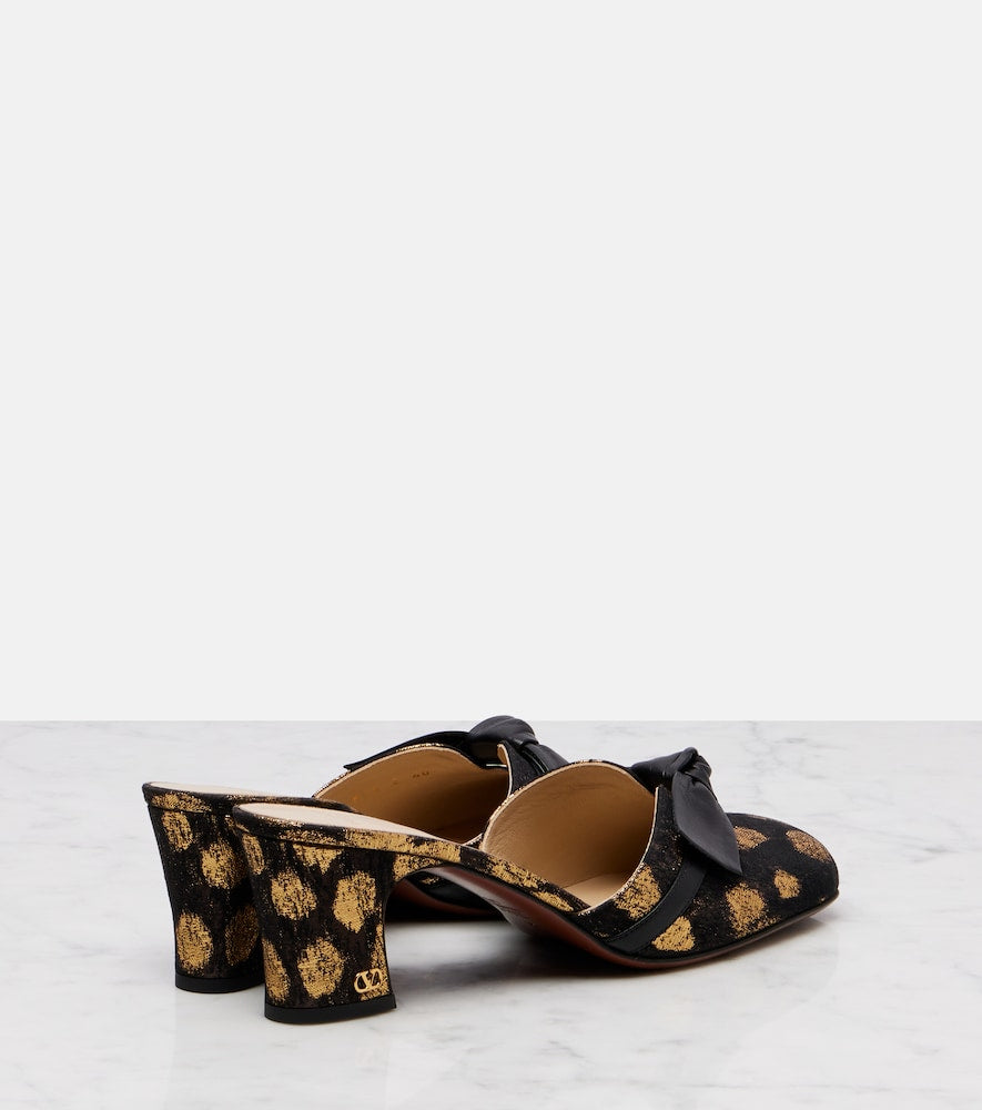 Valentino Garavani Knotty 60 bow-detail mules