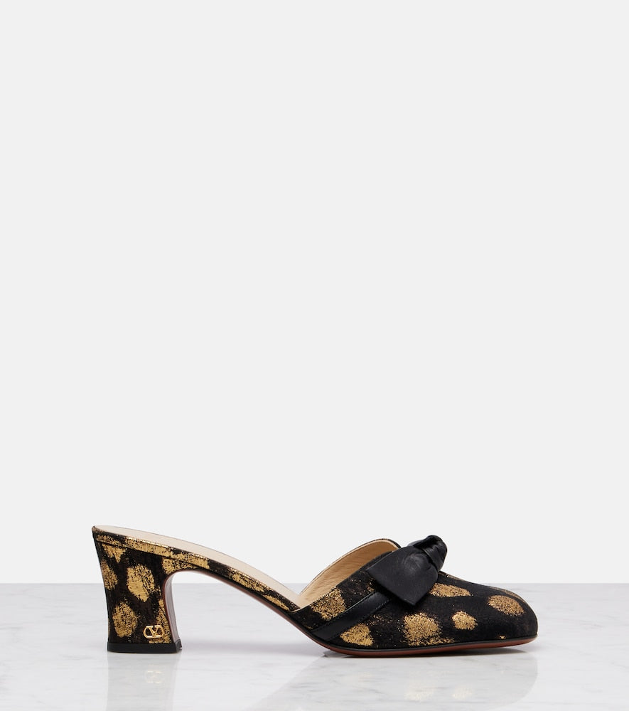 Valentino Garavani Knotty 60 bow-detail mules