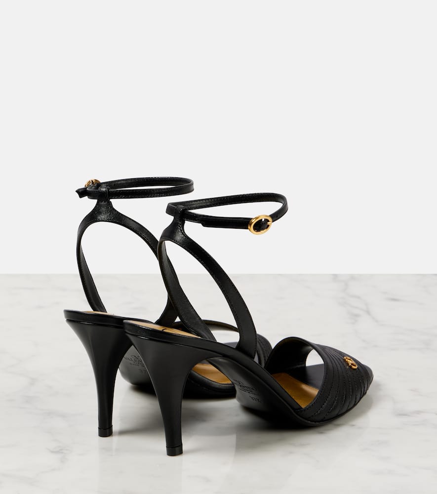 Valentino Garavani Ladycrush 85 embellished leather sandals