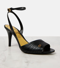 Valentino Garavani Ladycrush 85 embellished leather sandals