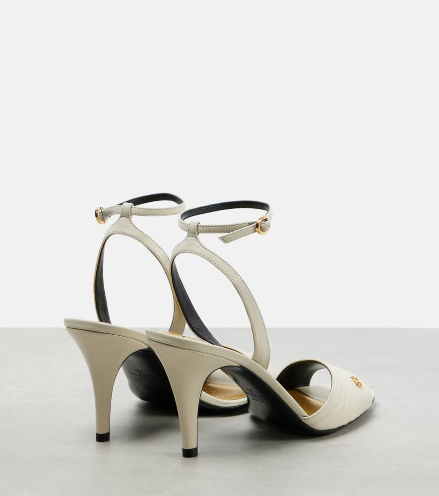 Valentino Garavani Ladycrush 85 leather sandals