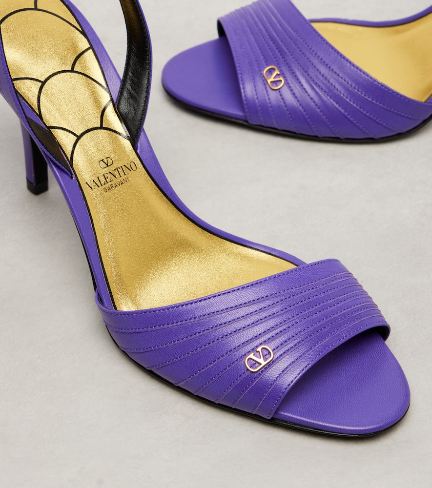 Valentino Garavani Ladycrush 85 leather sandals