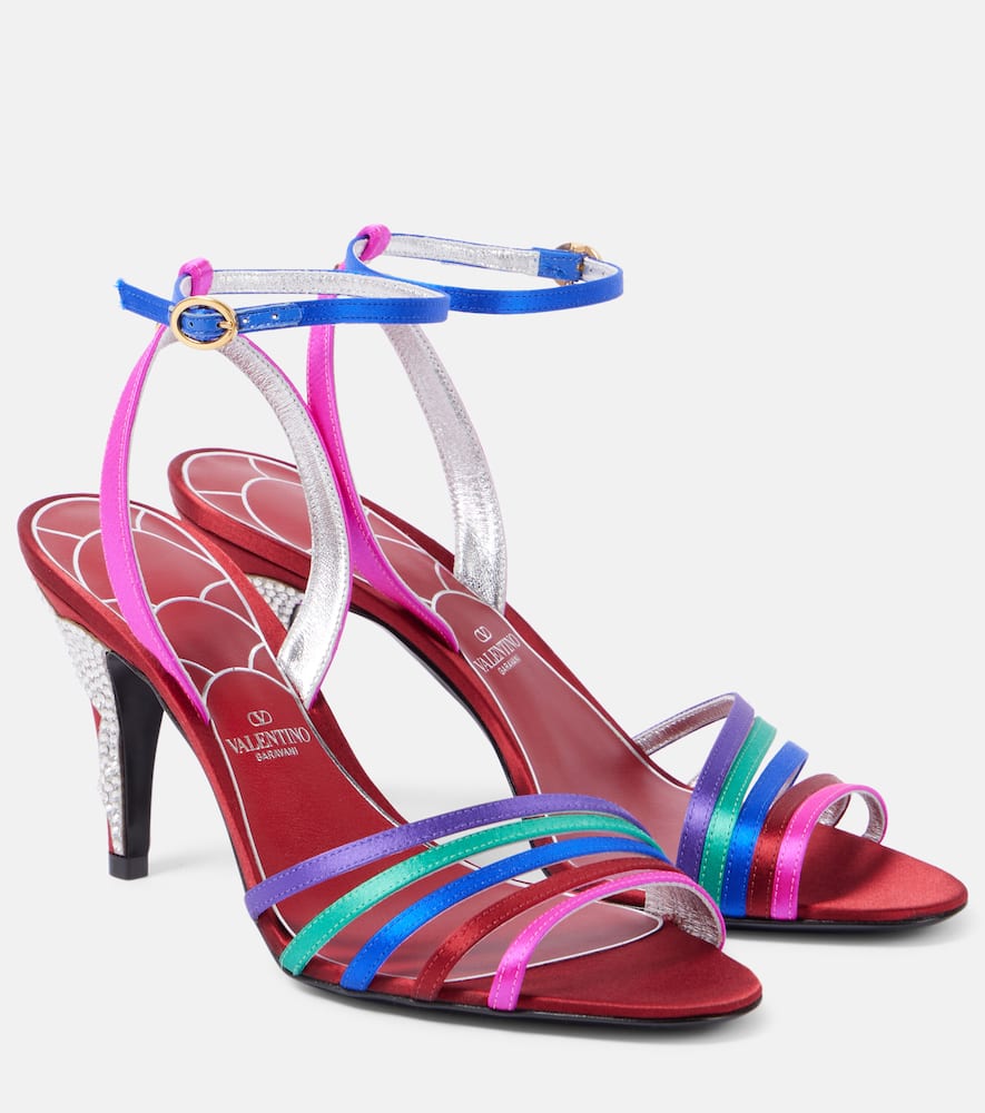 Valentino Garavani Ladycrush embellished leather sandals