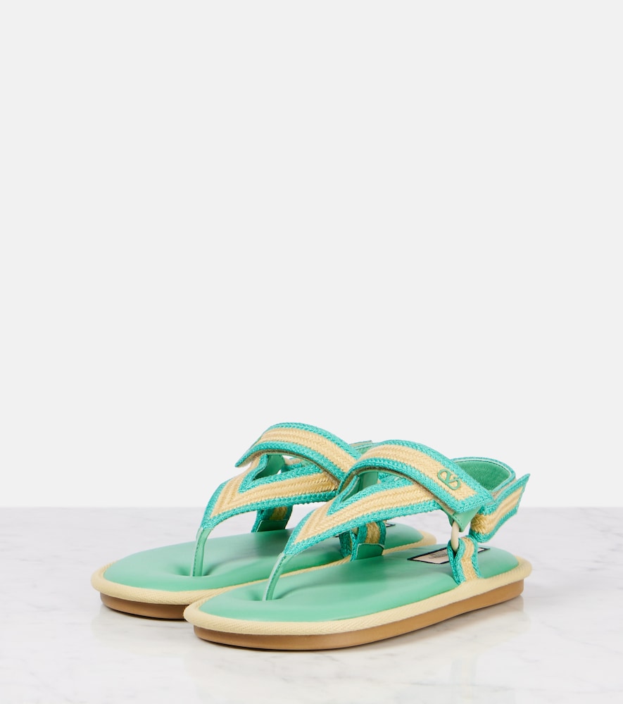 Valentino Garavani Lake Powell crochet sandals