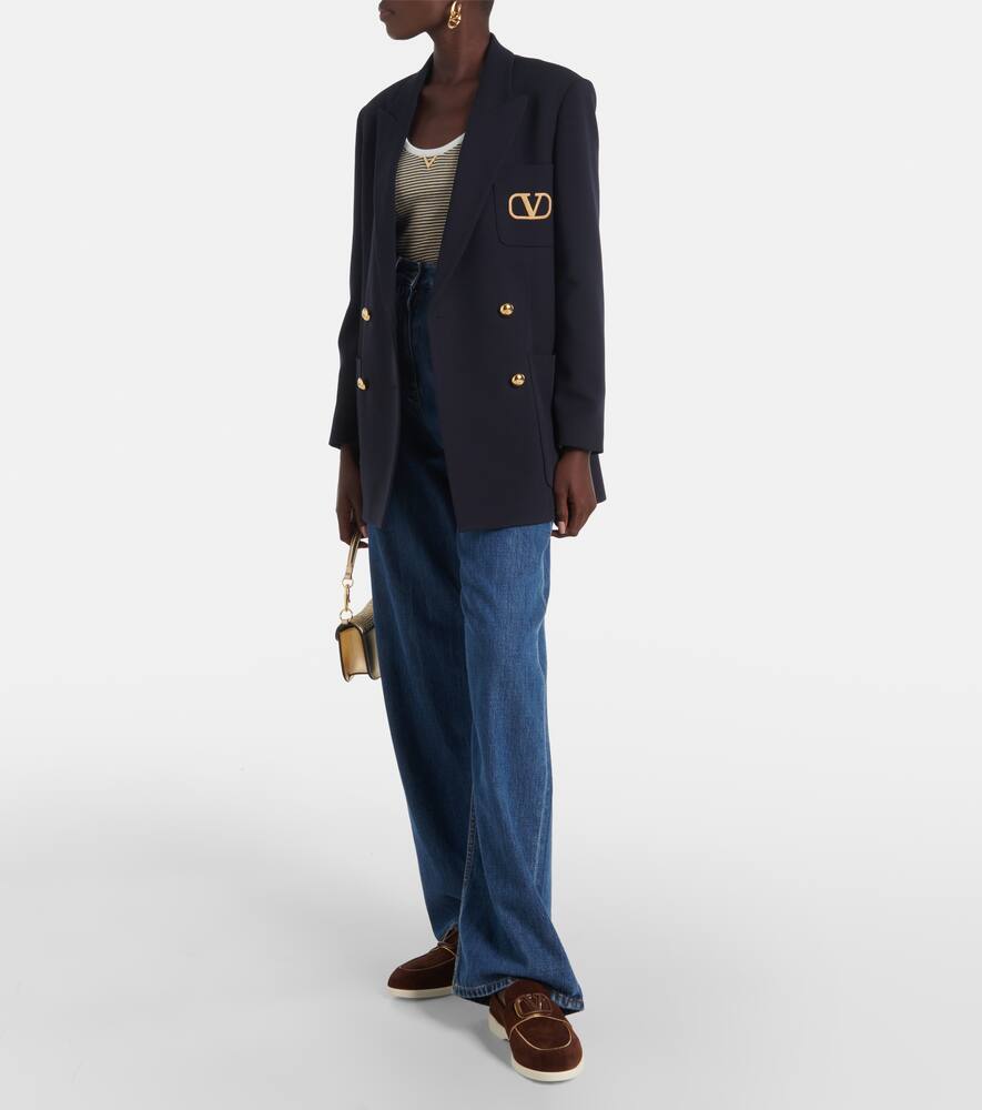Valentino Garavani Leisure Flows VLogo Signature suede loafers