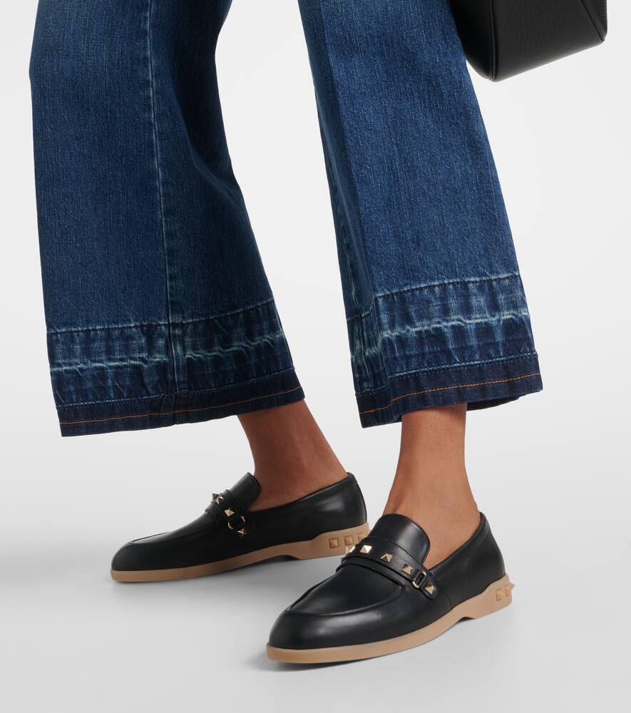 Valentino Garavani Leisure Flows leather loafers