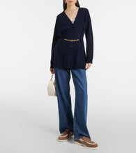 Valentino Garavani Leisure Flows shearling-trimmed suede loafers