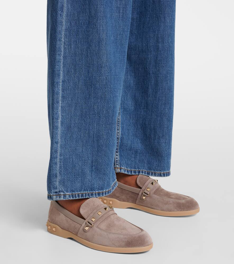 Valentino Garavani Leisure Flows suede loafers