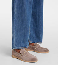Valentino Garavani Leisure Flows suede loafers