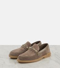 Valentino Garavani Leisure Flows suede loafers