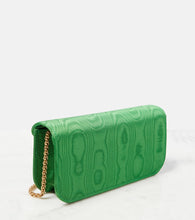 Valentino Garavani Loc√É¬≤ Mini embellished moir√É¬© clutch
