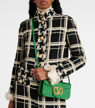 Valentino Garavani Loc√É¬≤ Mini embellished moir√É¬© clutch
