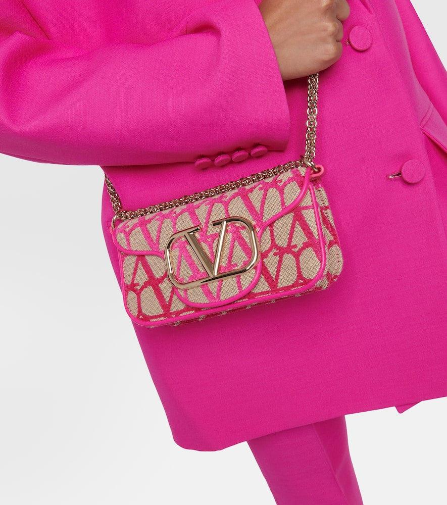 Valentino Garavani Loc√É¬≤ Small Toile Iconographe shoulder bag